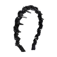 Headband De Mujer Con Borlas Cinta Para Afeitar Dientes Antideslizante Accesorio De Moda Para El Cabello Uso Casual - details 16
