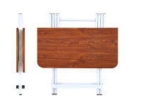 Mesa plegable sencilla CAMPING, mesa cuadrada plegable de madera, mesa de picnic práctica para exteriores, mesa de comedor pequeña para el hogar CAMPING， Mesa de comedor 60*60 70*70 80*80cm - details 0
