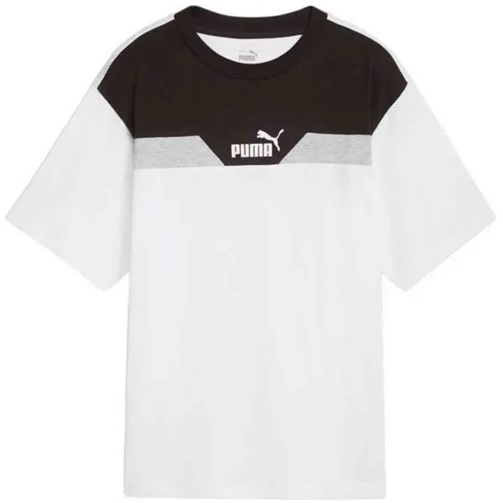 Camiseta de Manga Corta Puma  para unisex en color blanco - 1