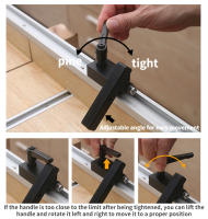 Bloque De Límite De Corte Para Mesa De Router De Carpintería Aluminio T-Track Stopper De Herramienta De Carpintería DIY - details 4