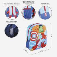 Mochila Escolar Infantil Marvel 3D para Niños – Resistente, Cómoda y Diseño Llamativo – Perfecta para Colegio y Uso Diario - details 13