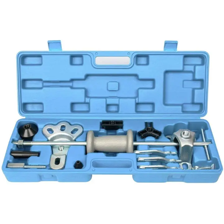 JOMAFA - Juego de martillo deslizante con accesorios para extraer rodamientos, poleas, volantes, etc. 17 piezas - 3360 - 1