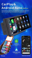 Reproductor Multimedia Para Coche Android 13 2 Din Con Android Auto Carplay GPS Wifi BT Pantalla IPS Universal 7/9/10 Pulgadas RAM 2G - details 5