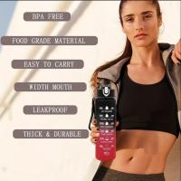 Botella De Agua Para Deportes Con Tapa De Desbloqueo Y Absorbedor De Tiempo Antirotura Y Fácil De Transportar Ideal Para Aventuras Al Aire Libre - details 4