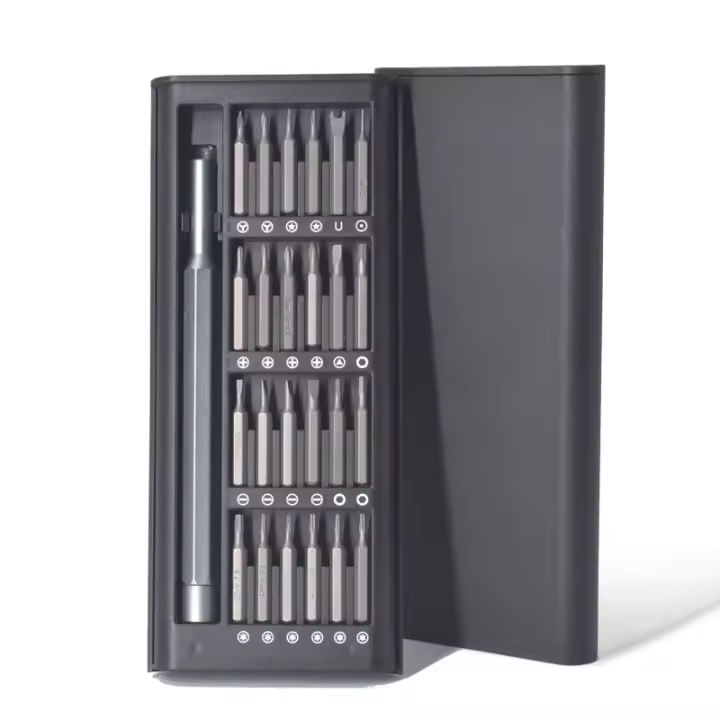 Juego De Destornilladores Precisos 25 En 1 Con Cabezales Filosóficos Torx Hexagonales Y Magnéticos Para iPhone PC Reloj Camara Gafas - 1