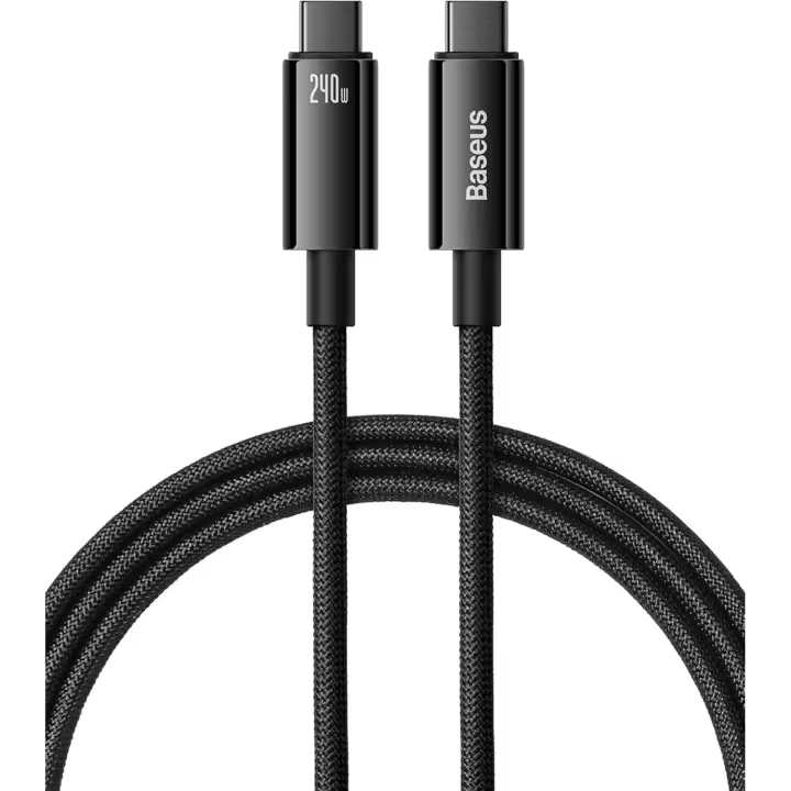 Cavo USB C 240 W 3 m, cavo di ricarica rapida PD USB C a USB C, lega di zinco tipo C, cavo di ricarica per iPhone 16 15 14 13 12 Pro, Samsung Galaxy S25 S24 S23 S22 S21 Ultra, MacBook, iPad Pro - 1