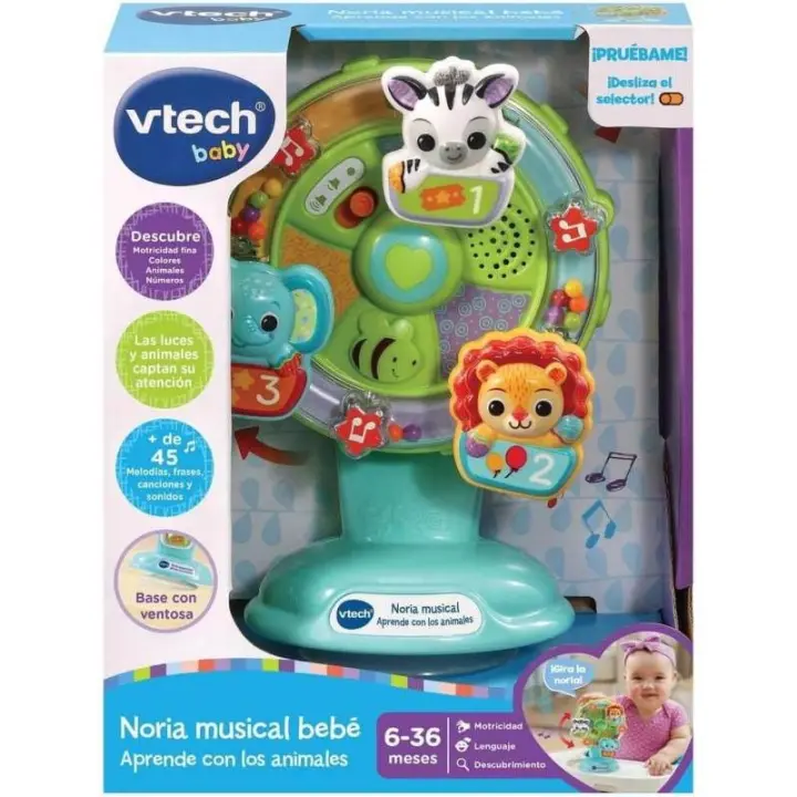 Noria Musical bebé Aprende con los Animales de VTech - 1
