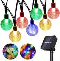 - Guirnalda de Luces de Jardín – Luces LED de Exterior con Bombillas – Guirnalda Solar Recargable - Decoración para Interior y Exterior [Clase de eficiencia energética A] para Jardín, Boda, Vacaciones, Navidad, Terraza, Fiestas - details 2