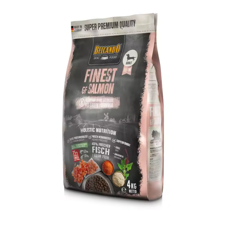 Belcando Finest Grain Free Salmon pienso sin cereales para perros adultos de tamaño pequeño y mediano - 1