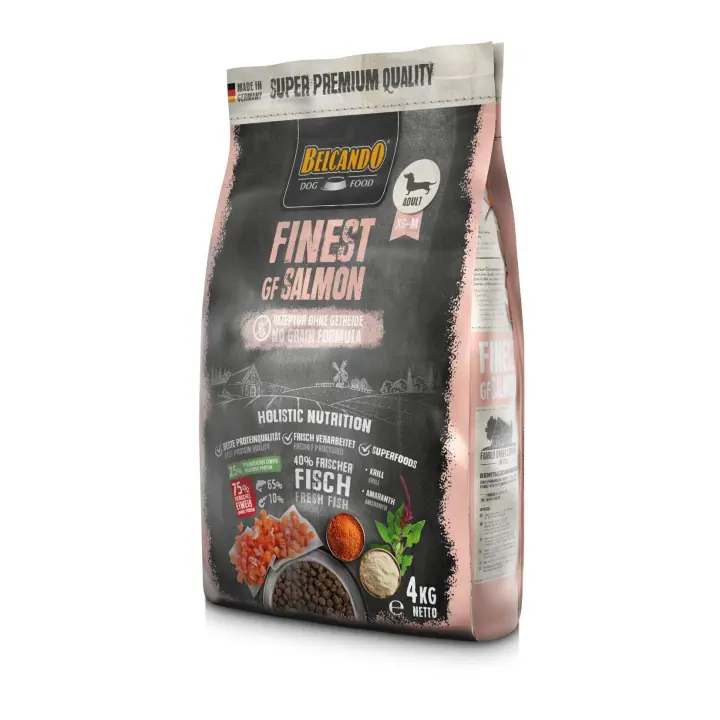 Belcando Finest Grain Free Salmon pienso sin cereales para perros adultos de tamaño pequeño y mediano - 1