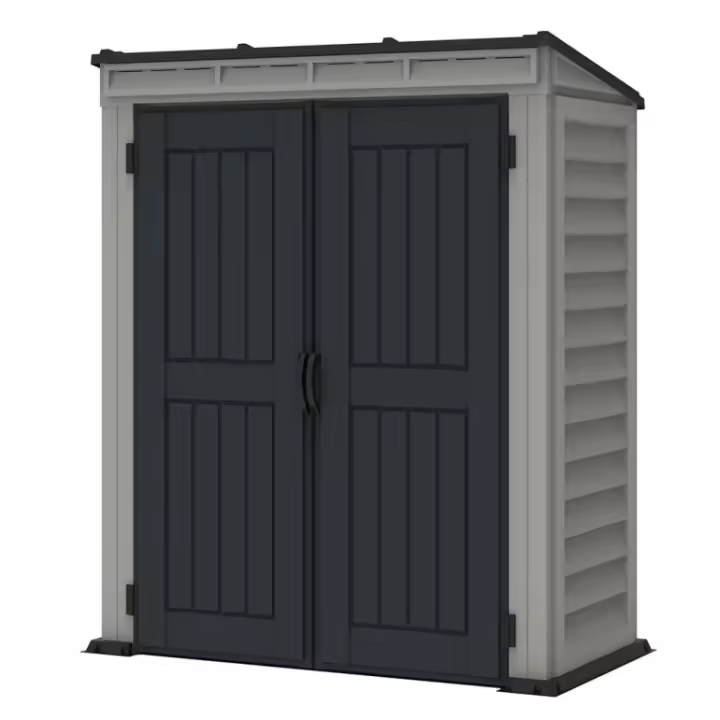 Casita de PVC YardMate Pent PLUS 5 'x 3' Duramax Plus, 92x171x202 cm - 1