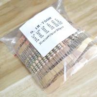 Kit De Resistentes De Película De Carbono 300PCS 5% 1W 30 Valores X 10pcs Resistencia De 0.1 a 750 Ohm Y 1K a 820K Ohm Para Electrónica - details 2