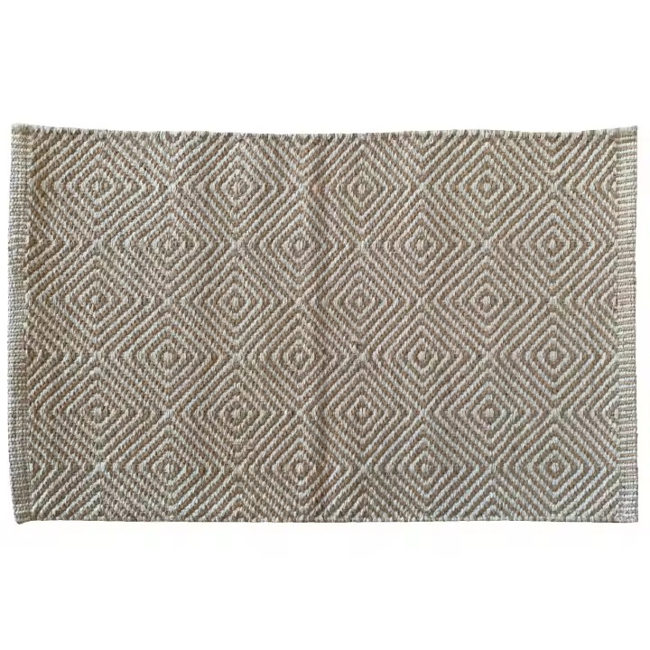 Alfombra Dormitorio Sala Entrada Estilo Boho Étnica Esparto Yute Hindú Kerala - 7359000-2 - 1