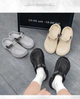 Sandalias De Verano Para Hombres Talla Grande Clogs De Lujo Mocasines De Jardín Casual Plataforma Bajo Tobillo Color Sólido - details 1