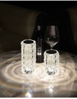 Lámpara De Ambiente LED Cristal Recargable USB Para Decoración De Habitación Fiesta Cena Dormitorio Luz Nocturna - details 5