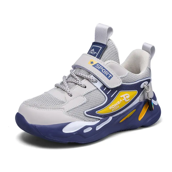 Zapatillas De Deporte Para Niños Transpirables De Malla Cómodas Para Caminar Y Correr Al Aire Libre Zapatos Casuales Unisex Talla True - 1