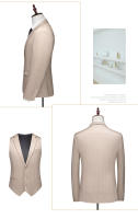 Traje De Boda Para Hombre De Alta Gama Tres Piezas Con Chaleco Y Pantalones Traje De Novio Casual Elegante Para Todas Las Estaciones - details 31