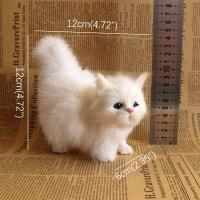 Juguete De Peluche De Gato Simulación Muñeco Suave Para Niñas Y Niños Regalo De Cumpleaños O Día De San Valentín Animal Realista Para Niñas Y Niños - details 3
