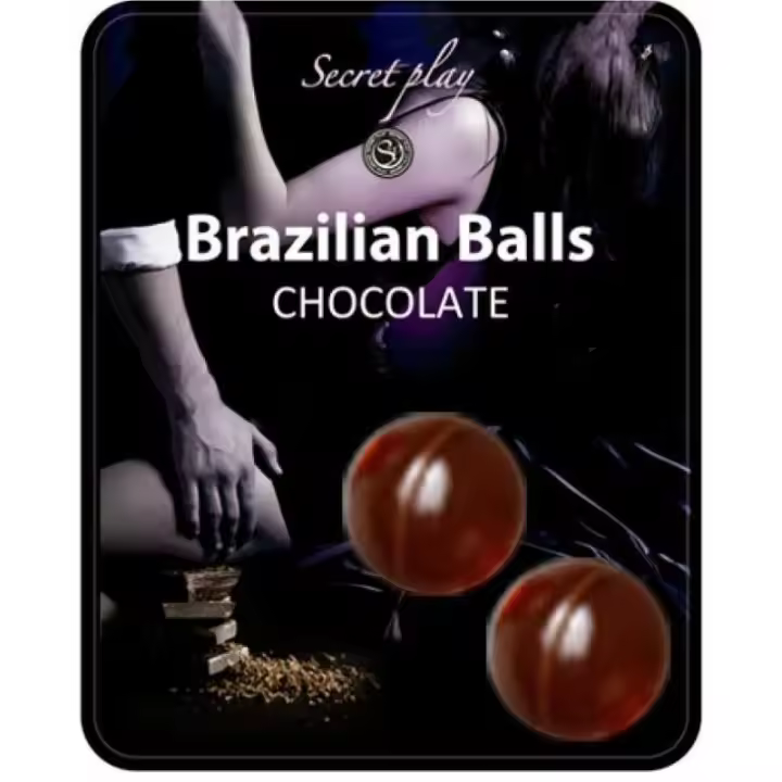 Secret Play Set 2 Brazilian Balls Aroma Chocolate 8Gr - 1