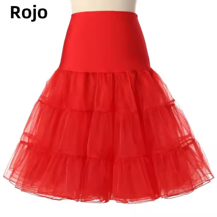 Free Short Organza Petticoat Crinoline Para Vestidos De Boda Vintage Y Rockabilly underneath El Tutú De Halloween Material Lycra Origin Mainland China - 1