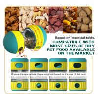 Juguete Para Perros Balón Alimenticio De Plástico Que Lanza Alimentos Aumenta La Inteligencia Y Protege El Estómago Juguete Rodante Elíptico De Rastreo Lento Suministros Para Mascotas - details 1