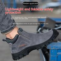 Zapatos De Seguridad Para Hombre Con Punta De Acero Transpirables Antideslizantes Cómodos Y Protegidos Contra Aislamiento 6KV - details 3