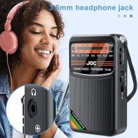Radio de bolsillo de emergencia Radio FM AM SW Mejor recepción Radio con pilas Soporte de altavoz incorporado Búsqueda automática Tipo-C Recargable con pantalla HD - details 3
