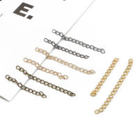 Cadena De Extensión De Acero Inoxidable De 5cm Para Collar Y Pulsera Gold DIY Joyería Hecho a Medida Cadena De Cola De Suplemento - details 2