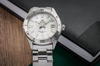 reloj automático buceo hombre Orient Mako RA-AC0Q03S 39.9mm cristal de zafiro 200m WR correa de acero - details 1