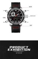Reloj De Pulsera Digital Y Analógico NAVIFORCE NF9236 Para Hombre Dual Display Reloj Militar De Lujo Impermeable Deportivo Casual Con Pantalla LED Y Alarmas - details 2