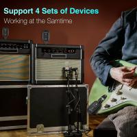 Sistema Inalámbrico Para Guitarra Recargable Transmisor Receptor Adecuado Para Acústica Bajo Violín Teclado Instrumentos Electrónicos - details 1