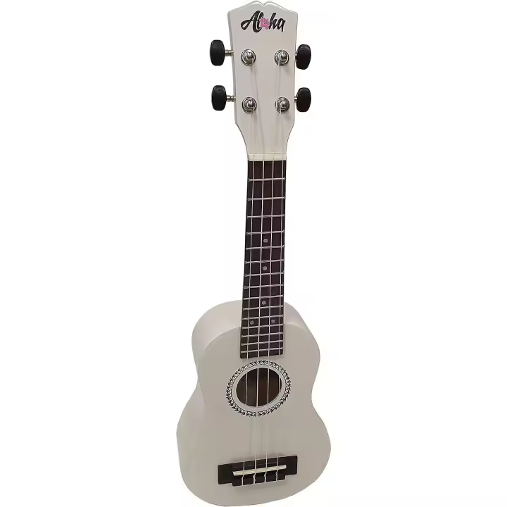 ROCKSTAR MUSIC Ukelele Soprano 21 Pulgadas Aloha SK2100WH - 1