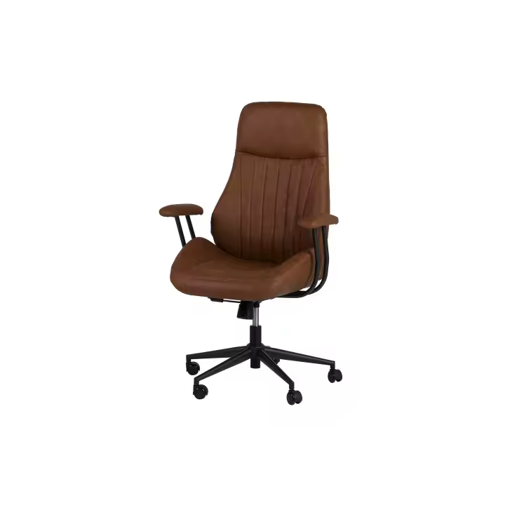 Silla Escritorio Regulable Marron 71x65x112/120 Cm - 1