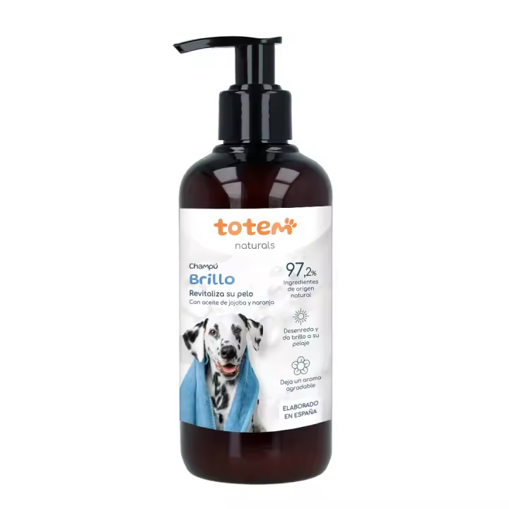 Champú natural para perros suavidad y brillo Totem Naturals 250 ml - 1
