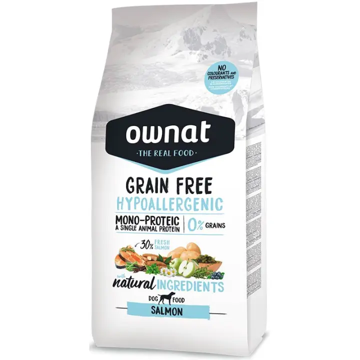 Ownat Prime Pienso Hypoallergenic de Salmon para Perros 12Kg - 1