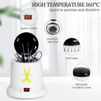 LINMANDA Esterilizador De Uñas Con Alta Temperatura Para Limpiado De Herramientas De Uñas Potencia Eléctrica Capacidad 150ML - details 3