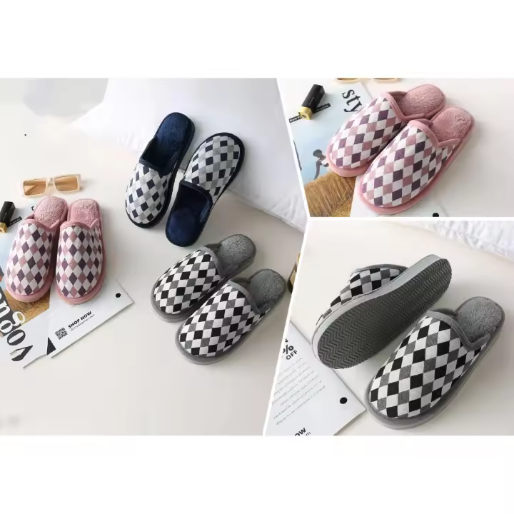 Zapatilla de casa mujer para invierno, zapatilla para la casa  Color aleatorio - 1