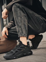 Zapatos De Correr Para Hombre 2024 Calidad Superior Transpirables Moda Invierno Con Lining De Peluche Cálido Comodidad Clásicos Casuales Con Punta Redonda Material Superior Artificial - details 0