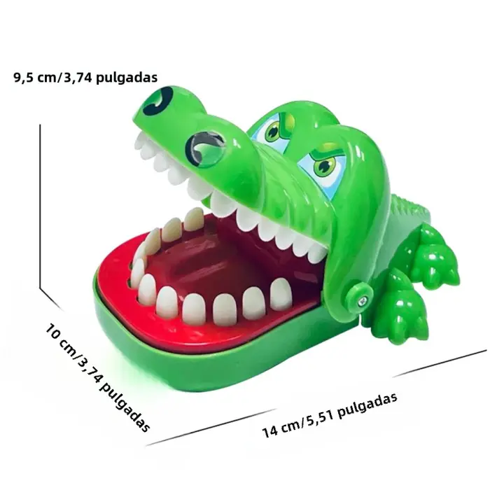 Juguete De Dientes De Cocodrilo Para Niños Juguetes Divertidos Y De Interacción Padre-Hijo Biting Finger Reacción Entrenamiento Juguetes De Animal De Plástico ABS Inclusivo - 1