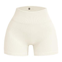 Shorts De Yoga Para Mujer Verano Cintura Alta Terciopelados Fitness Pantalones De Deporte Exterior Terciopelados Estilo Three-point - details 1