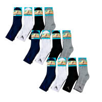 Set de 3 o 12 Calcetines 18 Estilos Diferentes De Calcetines Sneaker Longitud Media, Tamaño Universal: Hombres 40-46 o Mujeres 35-40, Transpirables y Cómodos para Hombre y Mujer Multicolor (Color Al Azar, No Se Puede Elegir) - details 6