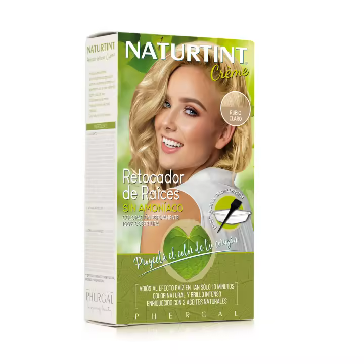 Naturtint Retocador Raices Coloración Permanente Tinte Sin Amoníaco | Color natural de larga duración y brillo intenso | Adiós al efecto raíz en tan solo 10 minutos | Disponible en 4 tonos - 1