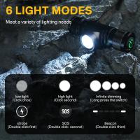 Linterna Frontal LED Potente 3000LM Impermeable Recargable USB D10 L2 Para Camping Pesca Torcha Frontal De Bicicleta Cueva Correr Senderismo - details 1