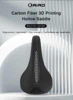 Sillín De Bicicleta RIRO Ultra-Ligero De Fibra De Carbono Con Impresión 3D Asiento De Bicicleta Para Carreras MTB Y Carretera Accesorios De Sillín De Bicicleta Para Hombres Y Mujeres - details 0