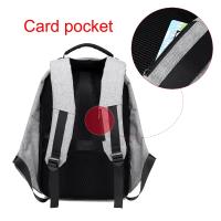 Mochila antirobo para hombre, Bolsa impermeable para portátil de 15,6 pulgadas, Mochila Escolar de gran capacidad, de diseño - details 4