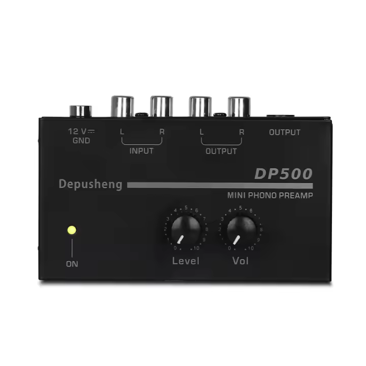 Amplificador De Auriculares Depusheng DX400 Canales Metálico Estéreo Mini Divisor De Auriculares Con Adaptador De Energía - 1