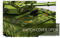 Bloques De Construcción De Tanque De Batalla Principal Merkava MK4 Serie Militar WW2 Para Niños Juguetes Regalos Para Niños De 6 a 12 Años Y Adolescentes - details 8