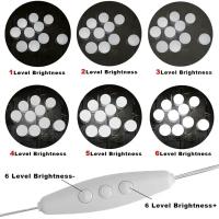 Espejo De Maquillaje Con Luz LED Bombilla USB Cargable Iluminación Para Mesa De Vestir Baño Dimmerable Luz De Vanidad - details 6