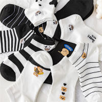 10 Pares De Calcetines Bajo Tubo Con Patrón De Animales Para Mujer Estilo Casual Moda Popular Calcetines Para Dama Y Niña - details 2