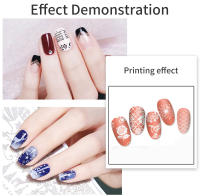 Set De 1 Unidad De Placas De Stamping Para Uñas Con Estampador Y Scraper Transparente Accesorios De Manicura Templado De Silicona Y Plástico - details 7